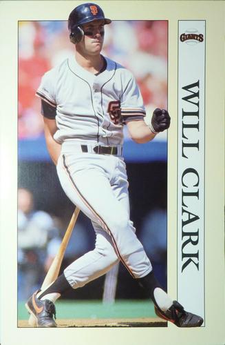 1991 Collectible Sports Art #1 Will Clark Front