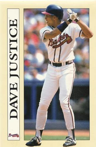 1991 Collectible Sports Art #15 David Justice Front