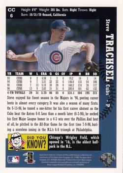 1997 Collector's Choice Chicago Cubs #CC6 Steve Trachsel Back
