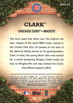 2016 Topps - 100 Years at Wrigley Field #WRIG-24 Clark Back
