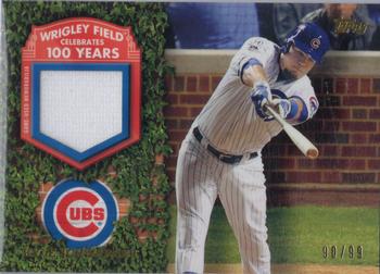 2016 Topps - 100 Years at Wrigley Field Relics #WRIGR-KS Kyle Schwarber Front
