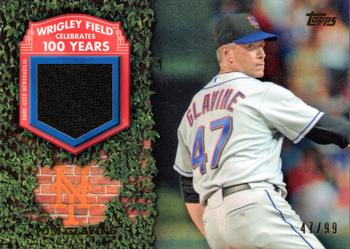 2016 Topps - 100 Years at Wrigley Field Relics #WRIGR-TG Tom Glavine Front