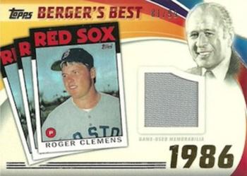 2016 Topps - Berger's Best Relics (Series 1) #BBR-RCL Roger Clemens Front