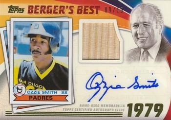 2016 Topps - Berger's Best Autograph Relics #BBAR-OS Ozzie Smith Front