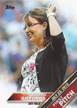2016 Topps - First Pitch (Series 1) #FP-2 Gabrielle Giffords Front