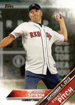 2016 Topps - First Pitch (Series 1) #FP-7 Jordan Spieth Front