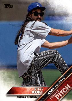 2016 Topps - First Pitch (Series 1) #FP-16 Steve Aoki Front