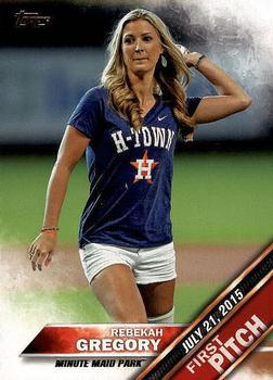 2016 Topps - First Pitch (Series 1) #FP-18 Rebekah Gregory Front