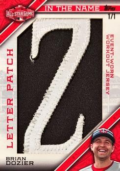 2016 Topps - In The Name #ITN-BD Brian Dozier Front