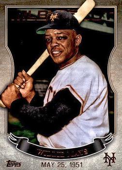 2016 Topps - MLB Debut Bronze (Series 1) #MLBD-22 Willie Mays Front