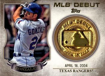 2016 Topps - MLB Debut Medallion (Series 1) #MDM-AG Adrian Gonzalez Front