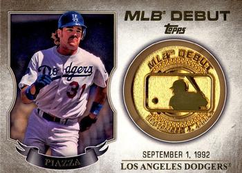 2016 Topps - MLB Debut Medallion (Series 1) #MDM-MP Mike Piazza Front