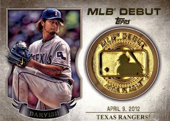 2016 Topps - MLB Debut Medallion (Series 1) #MDM-YD Yu Darvish Front