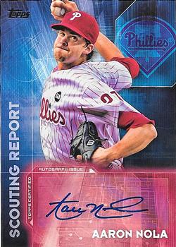 2016 Topps - Scouting Report Autographs #SRA-AN Aaron Nola Front