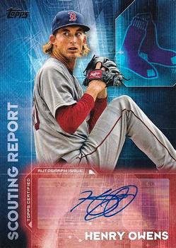 2016 Topps - Scouting Report Autographs #SRA-HO Henry Owens Front