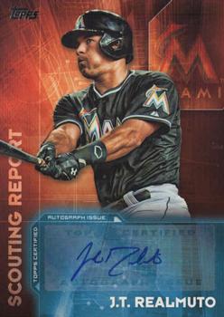 2016 Topps - Scouting Report Autographs #SRA-JR J.T. Realmuto Front