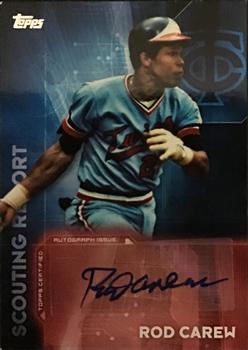 2016 Topps - Scouting Report Autographs #SRA-RCR Rod Carew Front