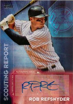 2016 Topps - Scouting Report Autographs #SRA-RR Rob Refsnyder Front
