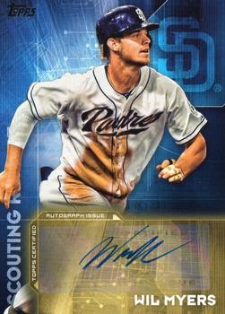 2016 Topps - Scouting Report Autographs #SRA-WM Wil Myers Front