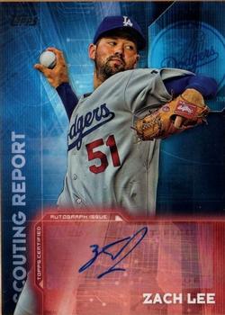 2016 Topps - Scouting Report Autographs #SRA-ZL Zach Lee Front