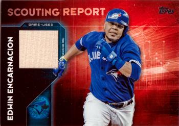 2016 Topps - Scouting Report Relics #SRR-EE Edwin Encarnacion Front