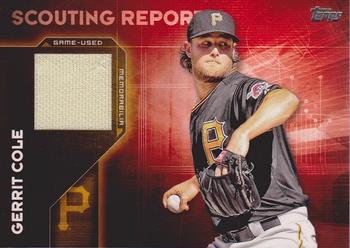 2016 Topps - Scouting Report Relics #SRR-GC Gerrit Cole Front
