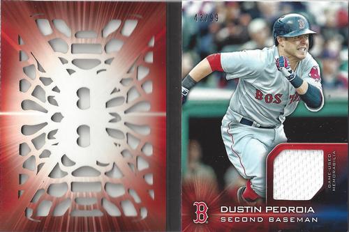 2016 Topps - Topps Laser Relics #TLR-DP Dustin Pedroia Front