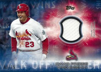 2016 Topps - Walk Off Wins Relics #WOWR-DF David Freese Front