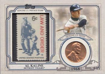 2016 Topps - World Series Champion Coin and Stamp Penny #WCCS-AK Al Kaline Front