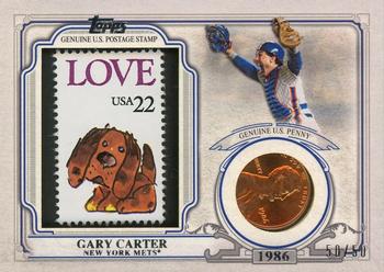 2016 Topps - World Series Champion Coin and Stamp Penny #WCCS-GC Gary Carter Front