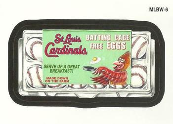 2016 Topps - MLB Wacky Promo #MLBW-6 Cardinals Eggs Front