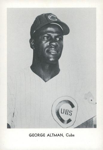 1965 Sports Service Chicago Cubs Set A #NNO George Altman Front