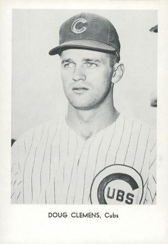 1965 Sports Service Chicago Cubs Set B #NNO Doug Clemens Front