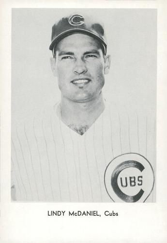 1965 Sports Service Chicago Cubs Set B #NNO Lindy McDaniel Front