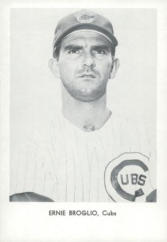 1965 Sports Service Chicago Cubs Set C #NNO Ernie Broglio Front