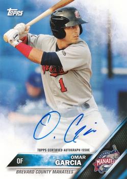 2016 Topps Pro Debut - Autographs #4 Omar Garcia Front