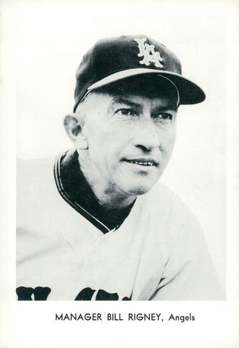 1961 Sports Service Los Angeles Angels #NNO Bill Rigney Front