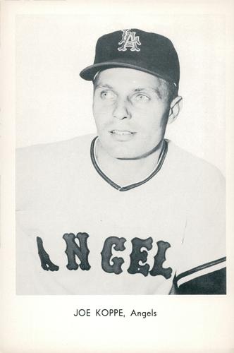 1962 Sports Service Los Angeles Angels #NNO Joe Koppe Front