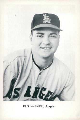 1962 Sports Service Los Angeles Angels #NNO Ken McBride Front