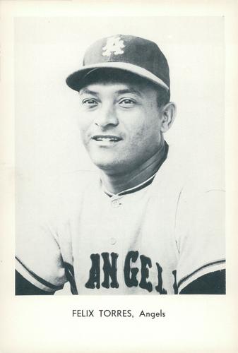 1963 Sports Service Los Angeles Angels Set A #NNO Felix Torres Front