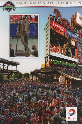 2011 Total Philadelphia Phillies Postcards #NNO Harry Kalas Front