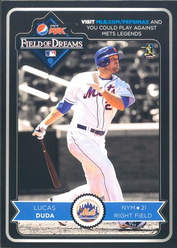 2012 Pepsi Max Field of Dreams New York Mets #NNO Lucas Duda Front