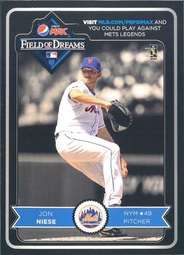 2012 Pepsi Max Field of Dreams New York Mets #NNO Jon Niese Front