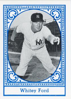 1980 TCMA All Time New York Yankees - Blue Border #NNO Whitey Ford Front