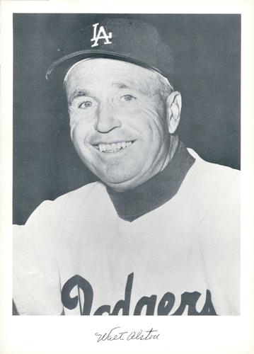 1963 Danny Goodman Los Angeles Dodgers Set A #NNO Walt Alston Front