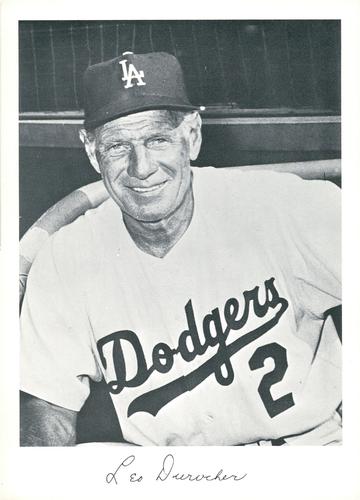 1963 Danny Goodman Los Angeles Dodgers Set A #NNO Leo Durocher Front