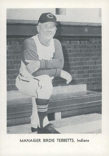 1965 Sports Service Cleveland Indians Set A #NNO Birdie Tebbetts Front