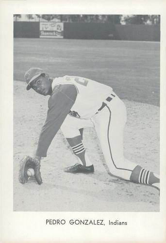 1966 Sports Service Cleveland Indians #NNO Pedro Gonzalez Front