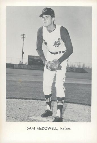 1966 Sports Service Cleveland Indians #NNO Sam McDowell Front