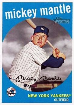 2009 Topps Heritage 1959 National Convention VIP #573a Mickey Mantle Front